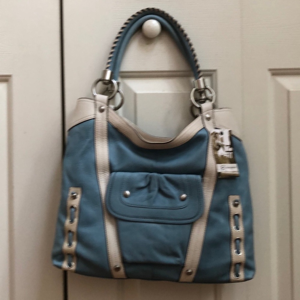 B.Makowsky Leather Handbag.